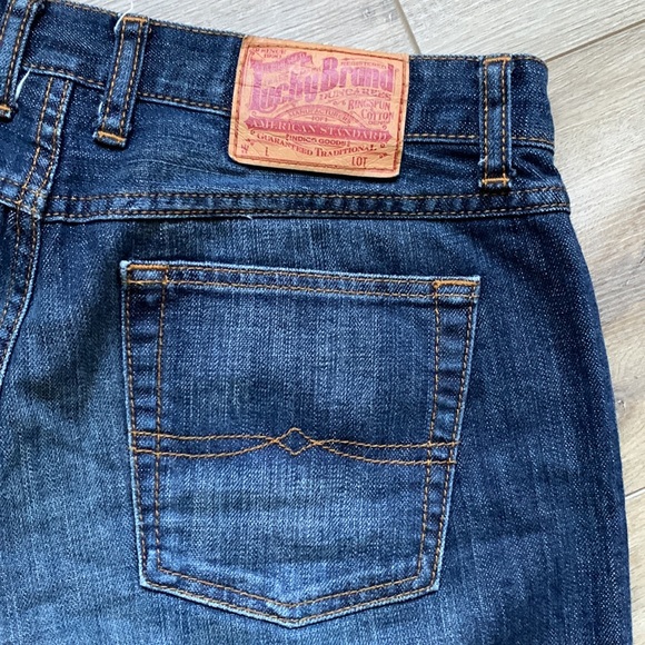 Lucky brand dungarees classic fit crop jeans size 32 - Picture 7 of 7